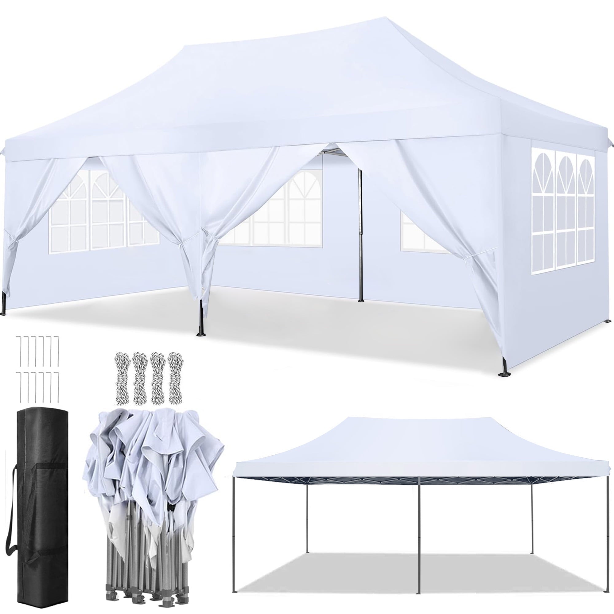 GVDV 10x20 FT Pop Up Canopy Tent Gvdv 10x20 ft pop up canopy tent