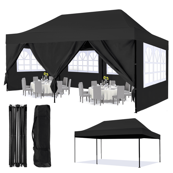 10 x 10 pieds Pop Up Canopy Tent, Tente de fête Ez Up Canopy Sun Shade 10 x 10 pieds Pop Up Canopy Tent, Tente de fête Ez Up Canopy Sun Shade